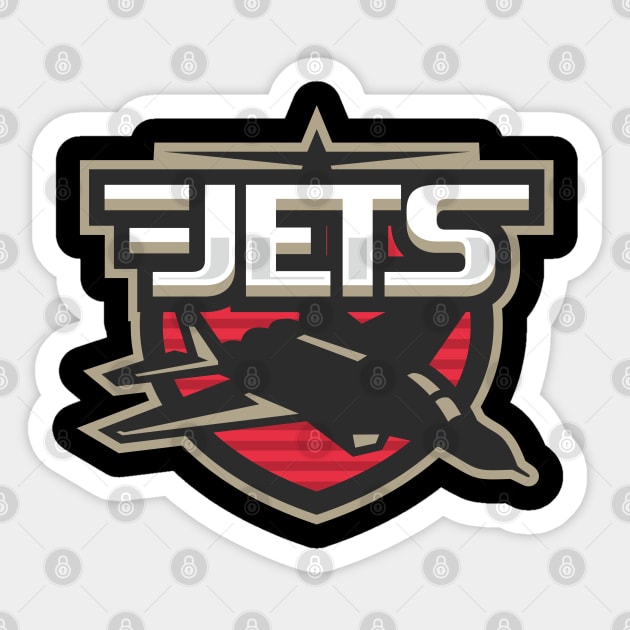 JETS Sticker by TEENIE DESIGN